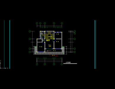 European-style residential second floor Cad block and details download